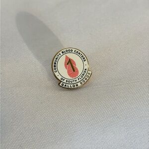 Vintage Community Blood Center of South Florida Gallon Donor Pin